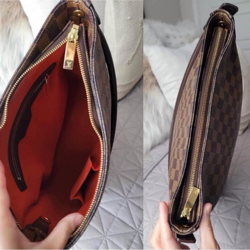 🌟 SPECIAL EDITION 🌟 LOOPING GM DAMIER EBENE LOUIS VUITTON FRENCH BAG - Picture 6 of 12